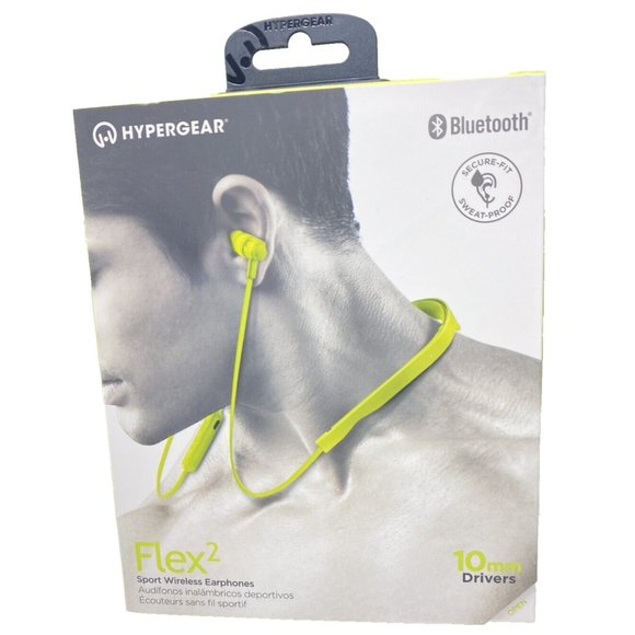 HyperGear Flex 2 Sport BT Wireless Earphones, Enables Hands-Free Music + Calls - Picture 1 of 6